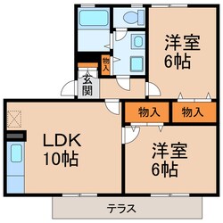 ウィング弥生の物件間取画像